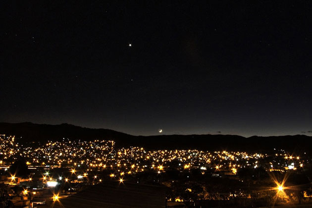 Oaxaca Moonset